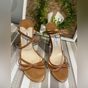 Jimmy choo jackie leather sandals